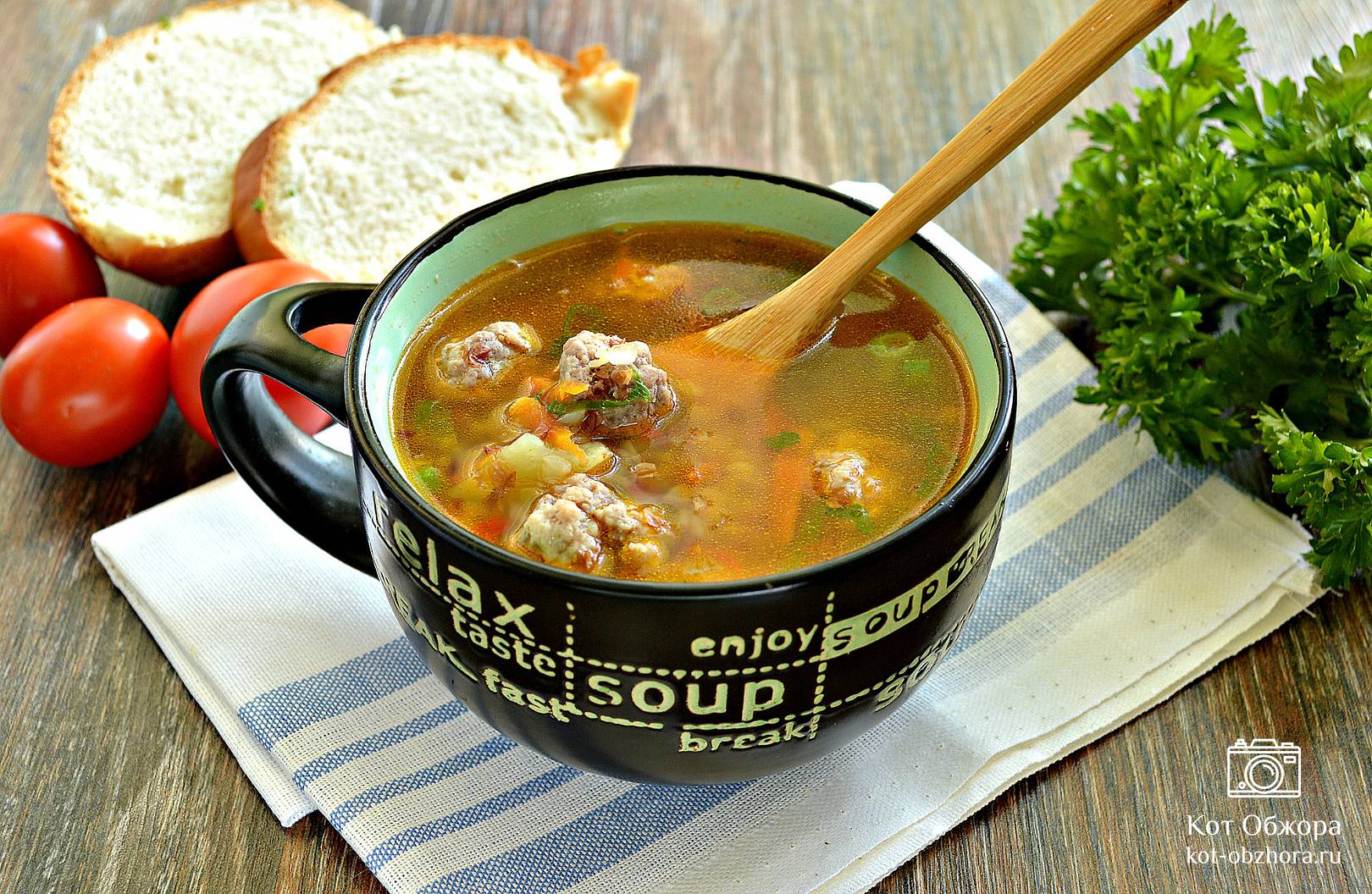 Суп с фаршем и гречкой. Рецепт с фото