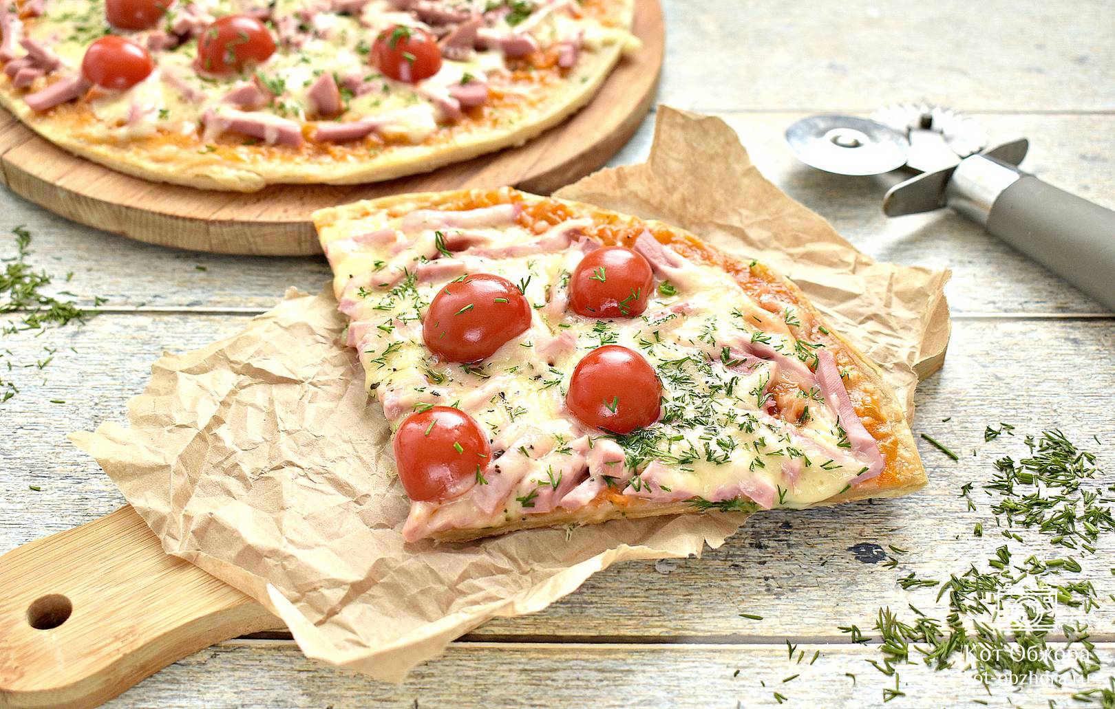 Пицца, пошаговый рецепт на ккал, фото, ингредиенты - Юлия