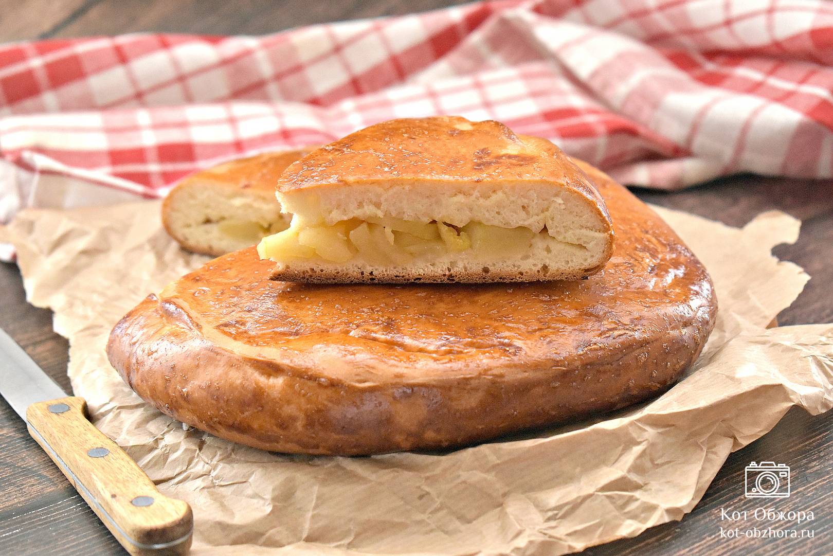 Пирог с яблоками из дрожжевого теста, рецепт с фото пошагово