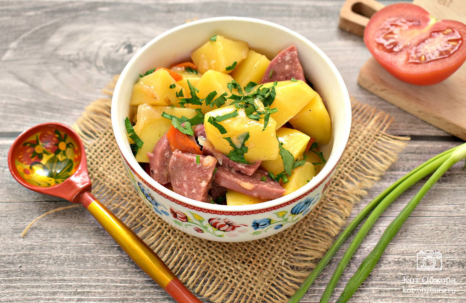 Блюда с колбасой и картофелем, пошаговых рецепта с фото на сайте «Еда»