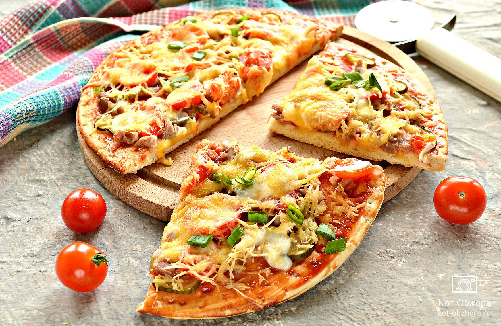 рецепты приготовления пиццы с сыром фото 16