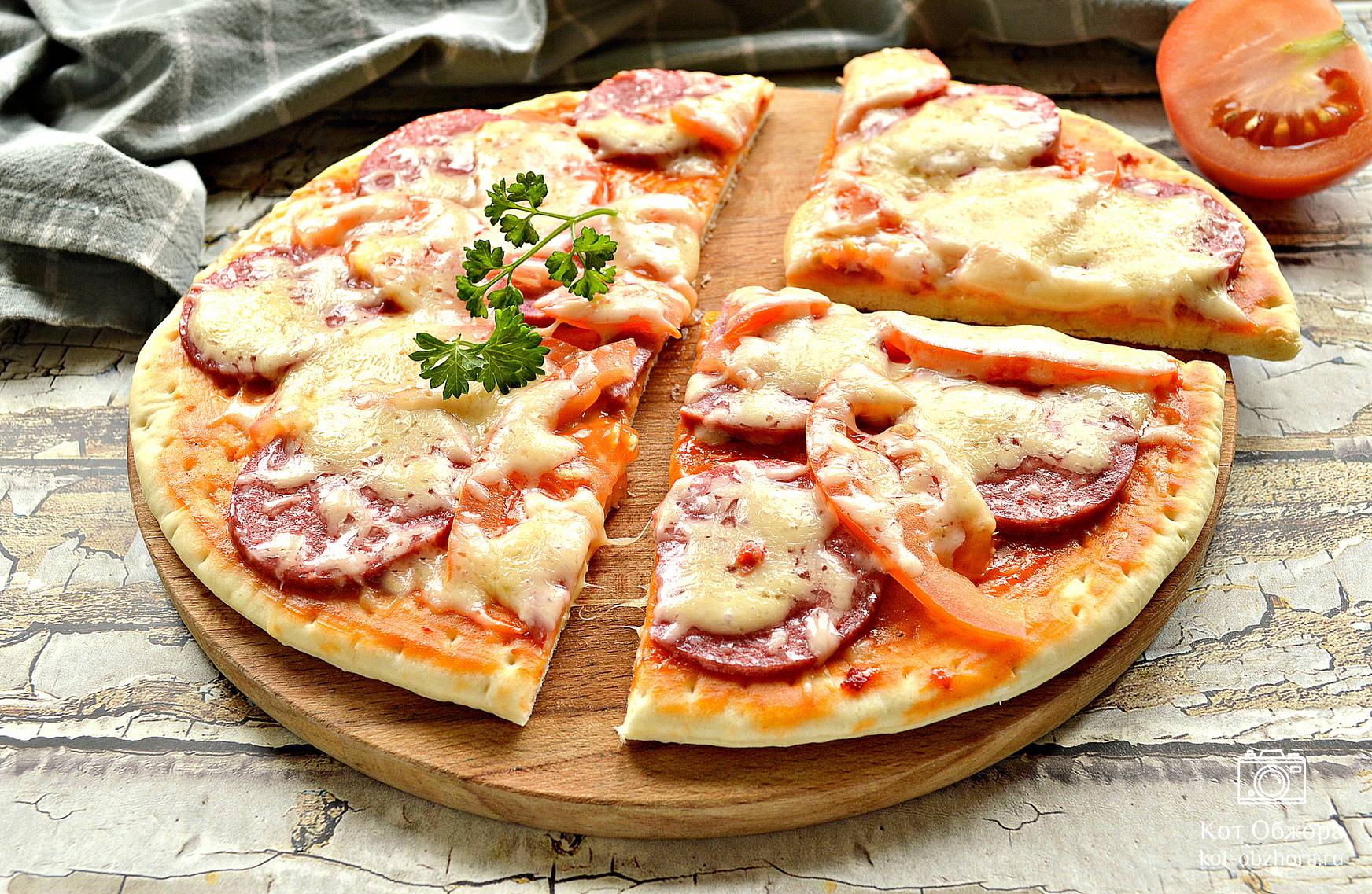 Настоящая итальянская пицца в домашних условиях: пошаговый рецепт