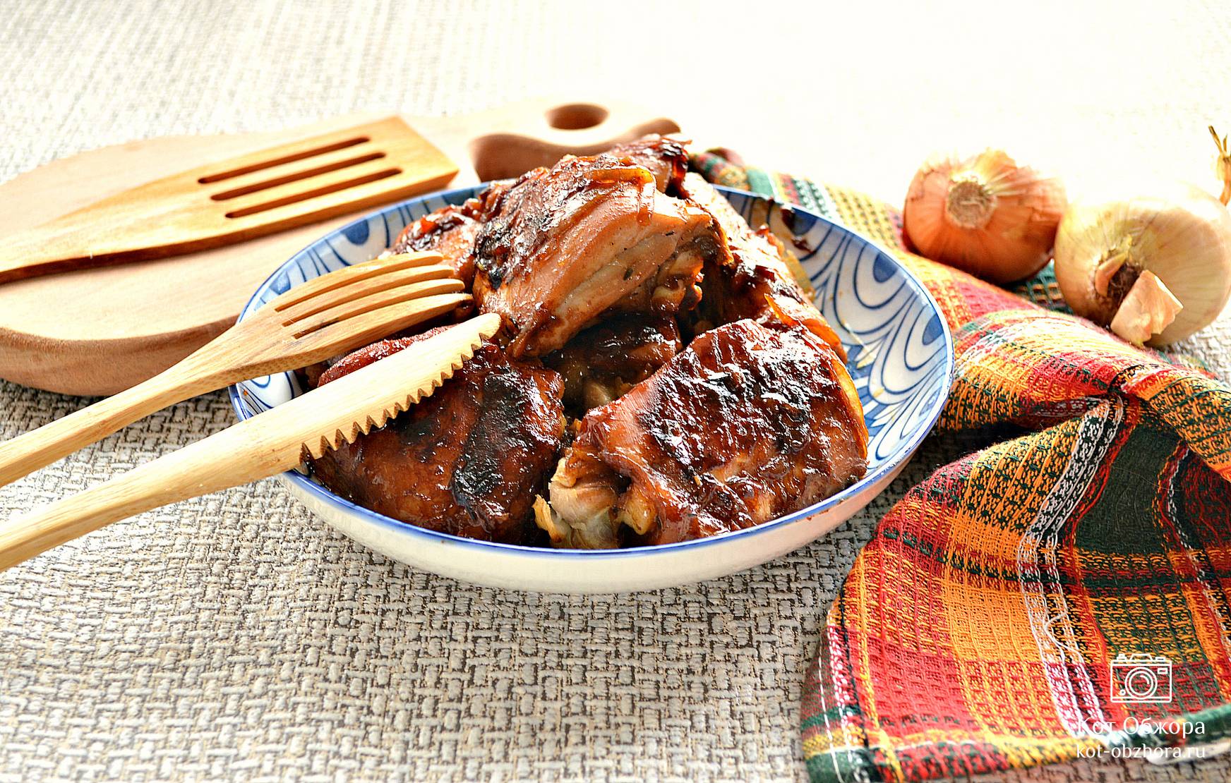 Курица в соевом соусе на сковороде — пошаговый рецепт с фото