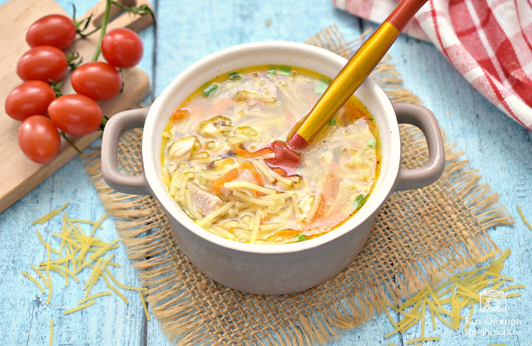 Как приготовить суп с вермишелью без мяса и чтобы вкусно было