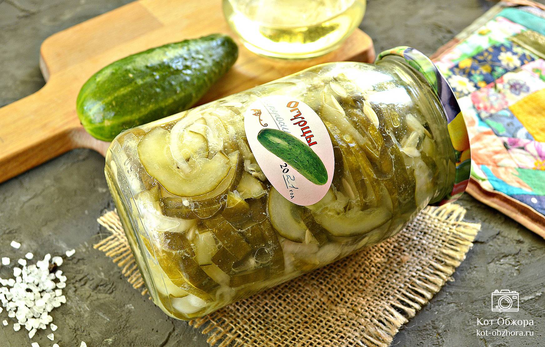 Тёщины язычки из переросших огурцов