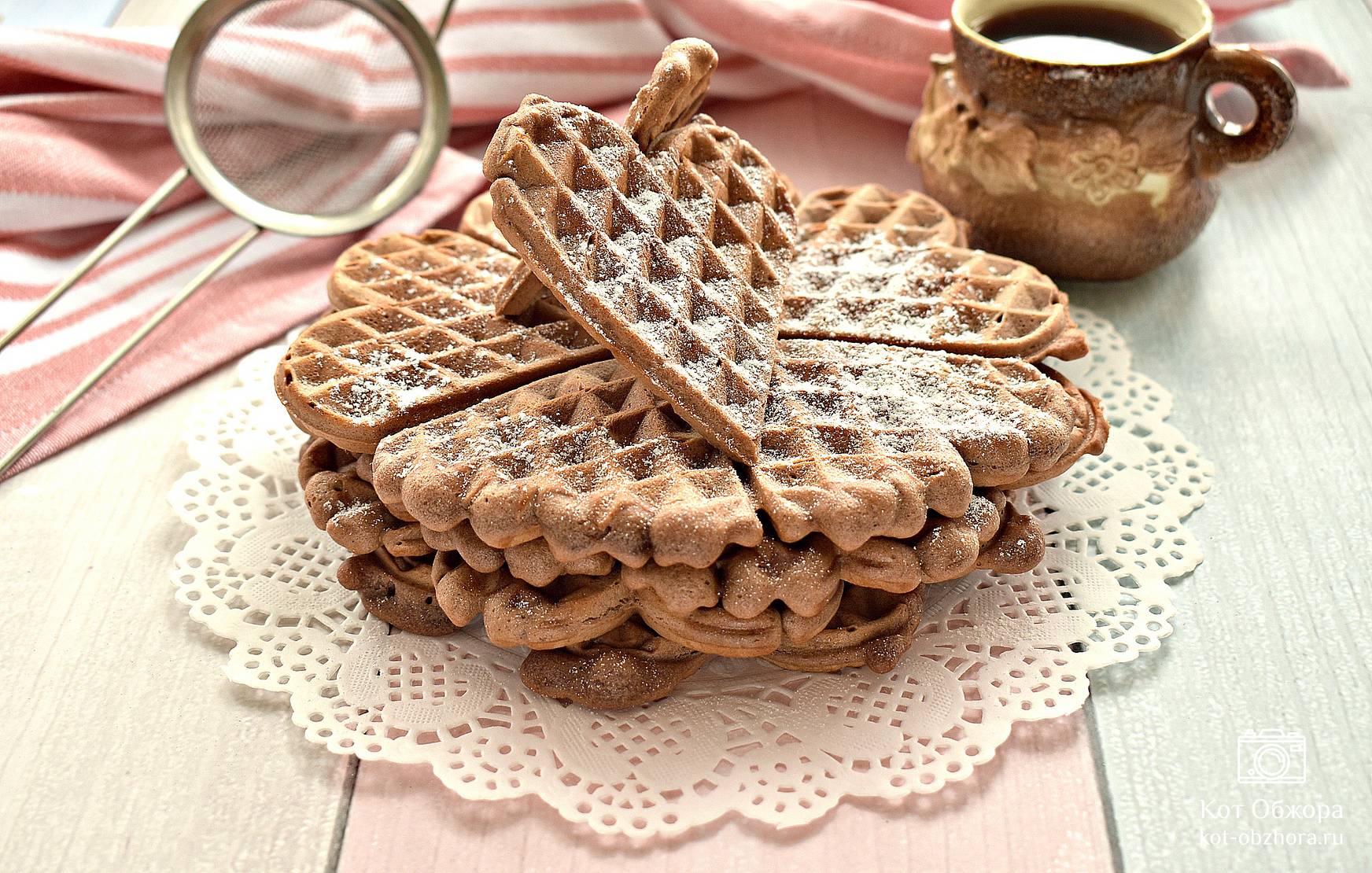 Шоколадные вафли — пошаговый рецепт с фото