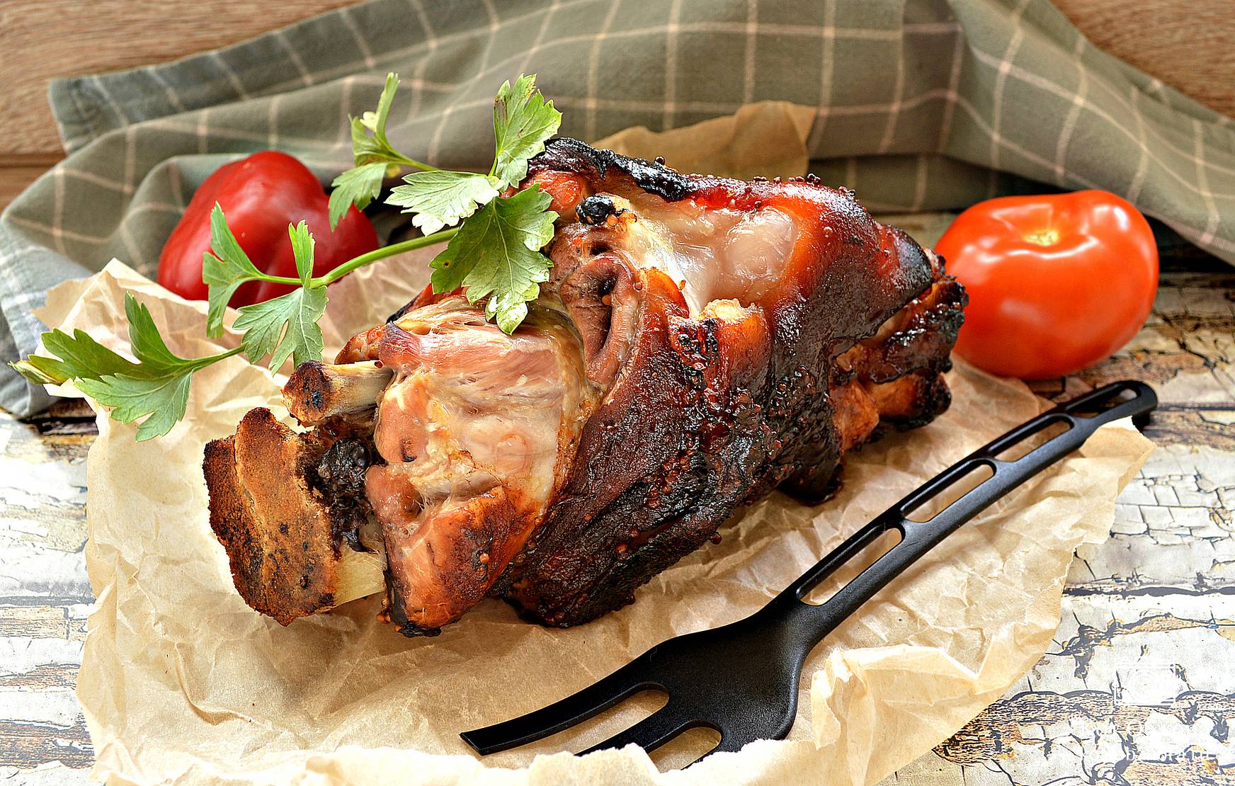 Длительность выпечки свиной рульки в рукаве в духовке — простой рецепт и советы