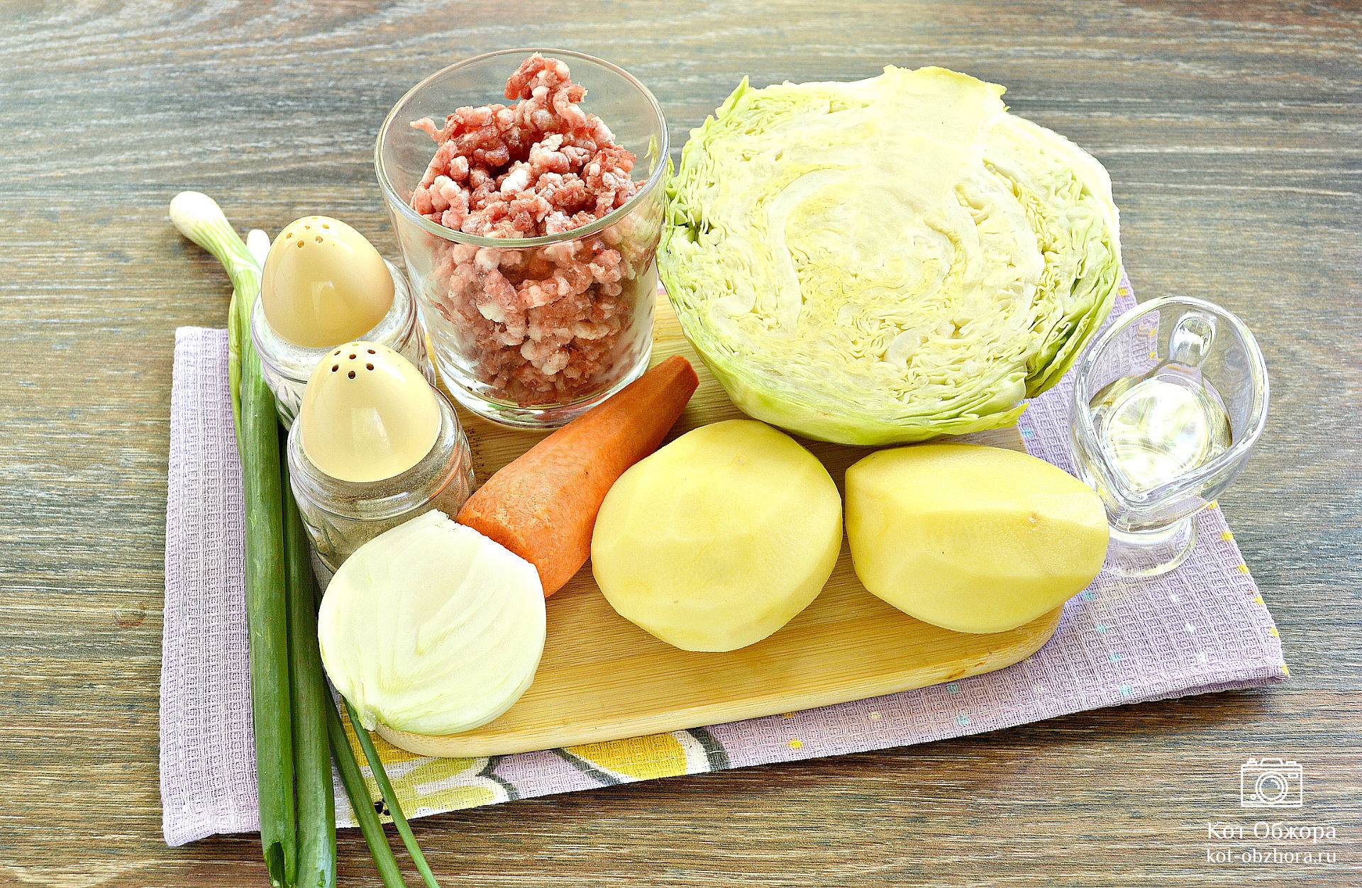 Суп с фрикадельками и капустой - 7 пошаговых фото в рецепте