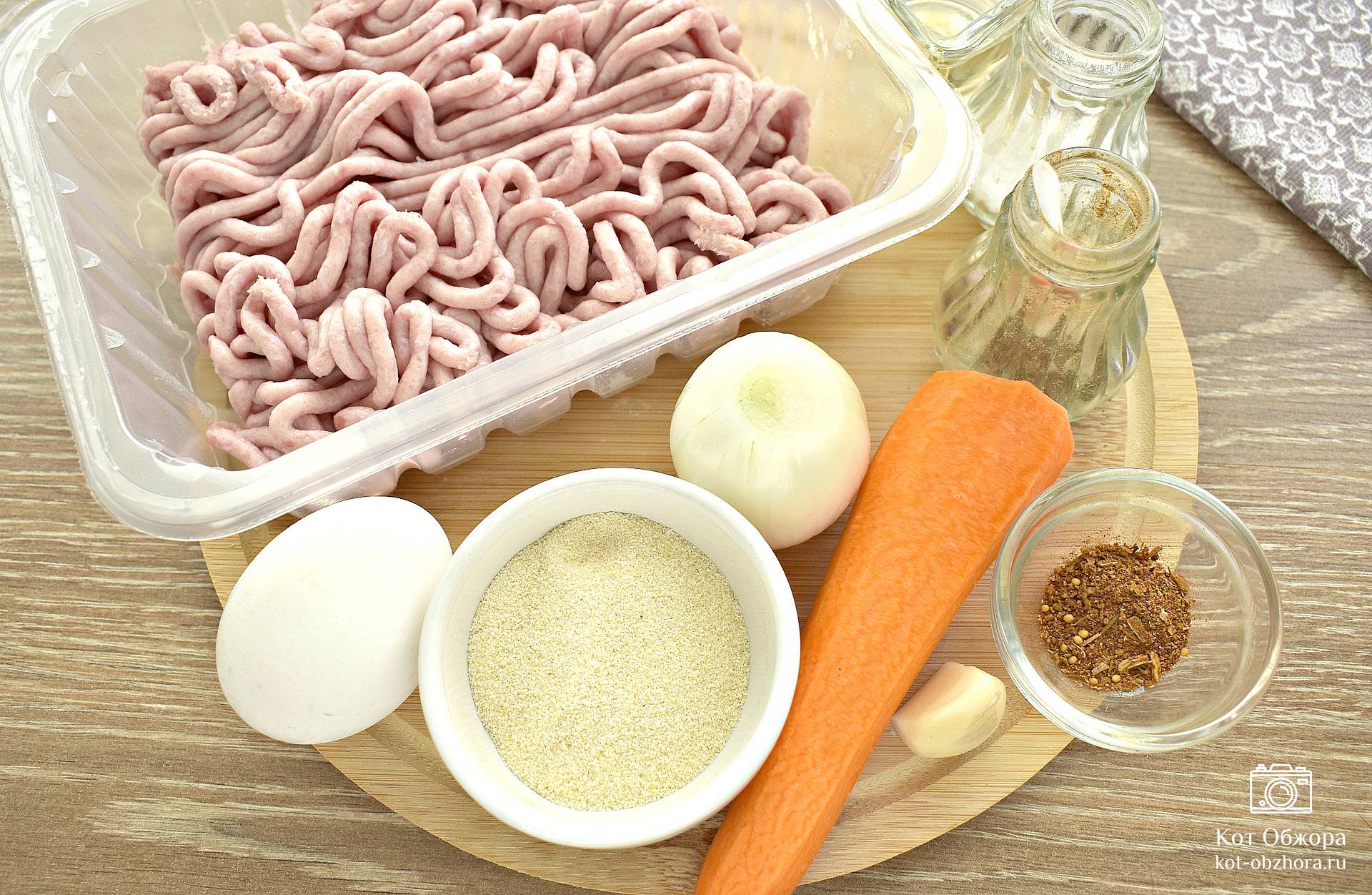 Куриные котлеты с морковью и луком: пошаговый рецепт