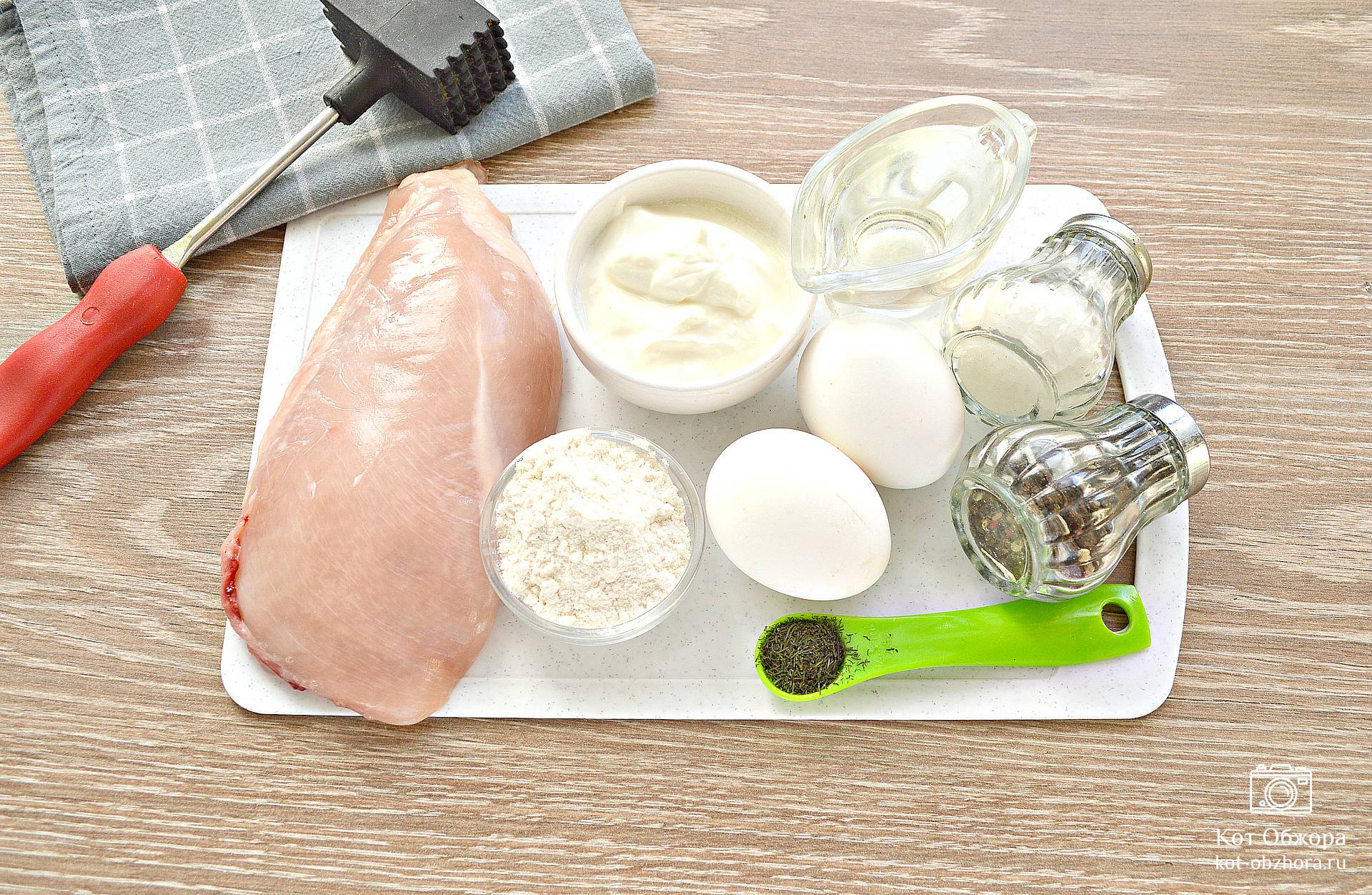 Куриное филе в кляре на сковороде — пошаговый рецепт с фото