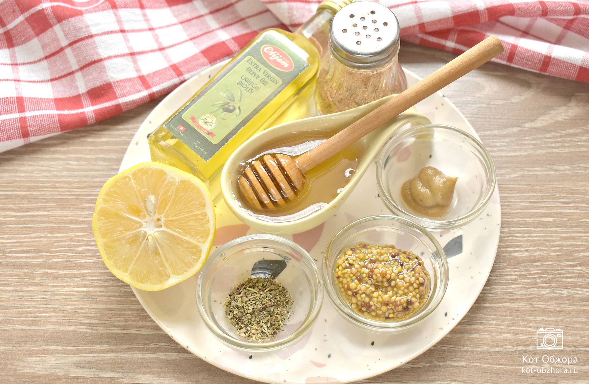 Винегрет с медово-горчичной заправкой — рецепт с фото пошагово