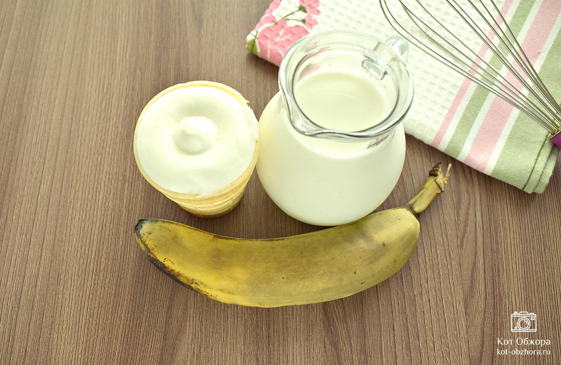 Молочные коктейли с бананом: просто, вкусно и полезно