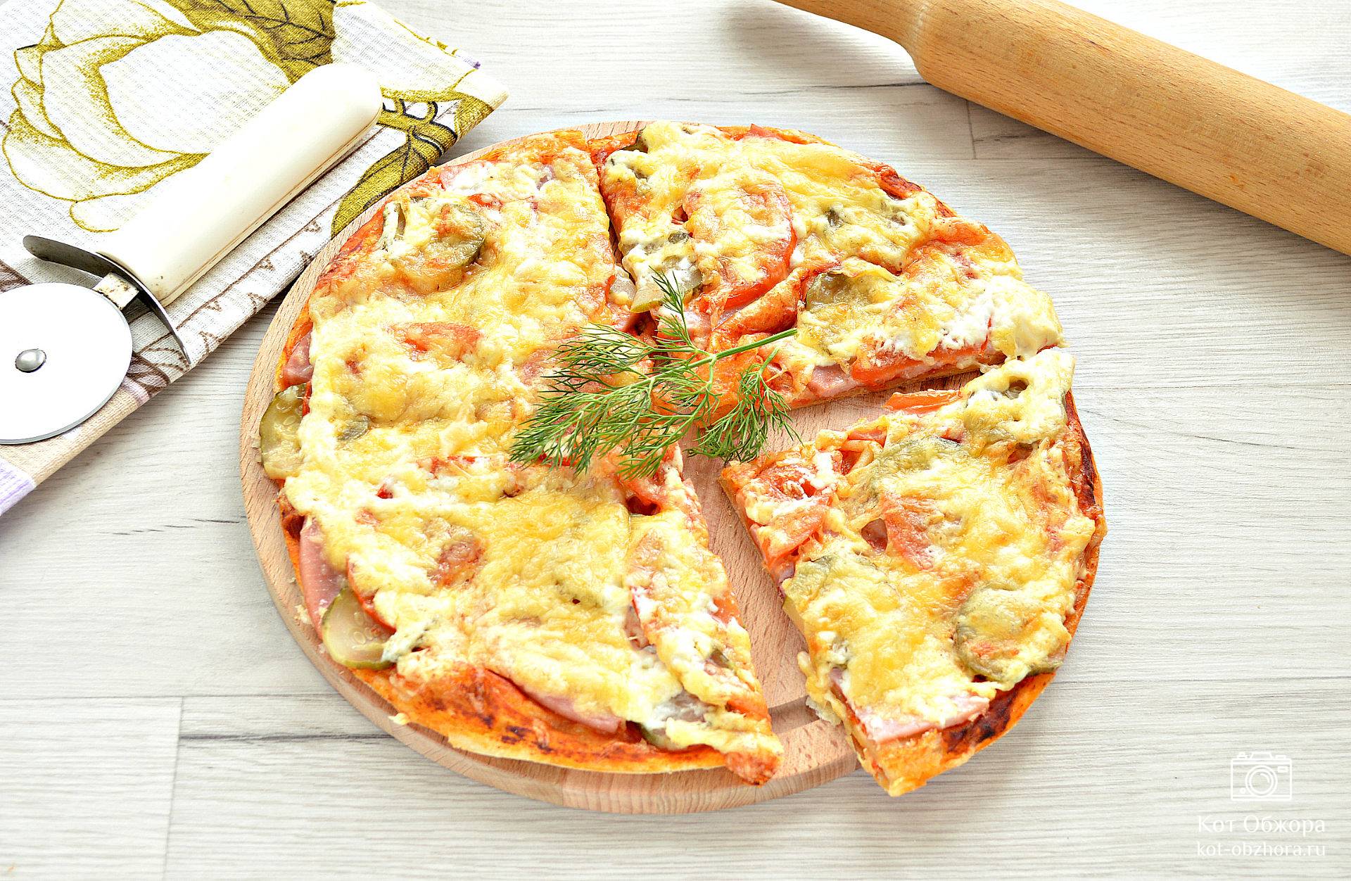пицца 4 сыра на слоеном тесте в духовке рецепт фото 57