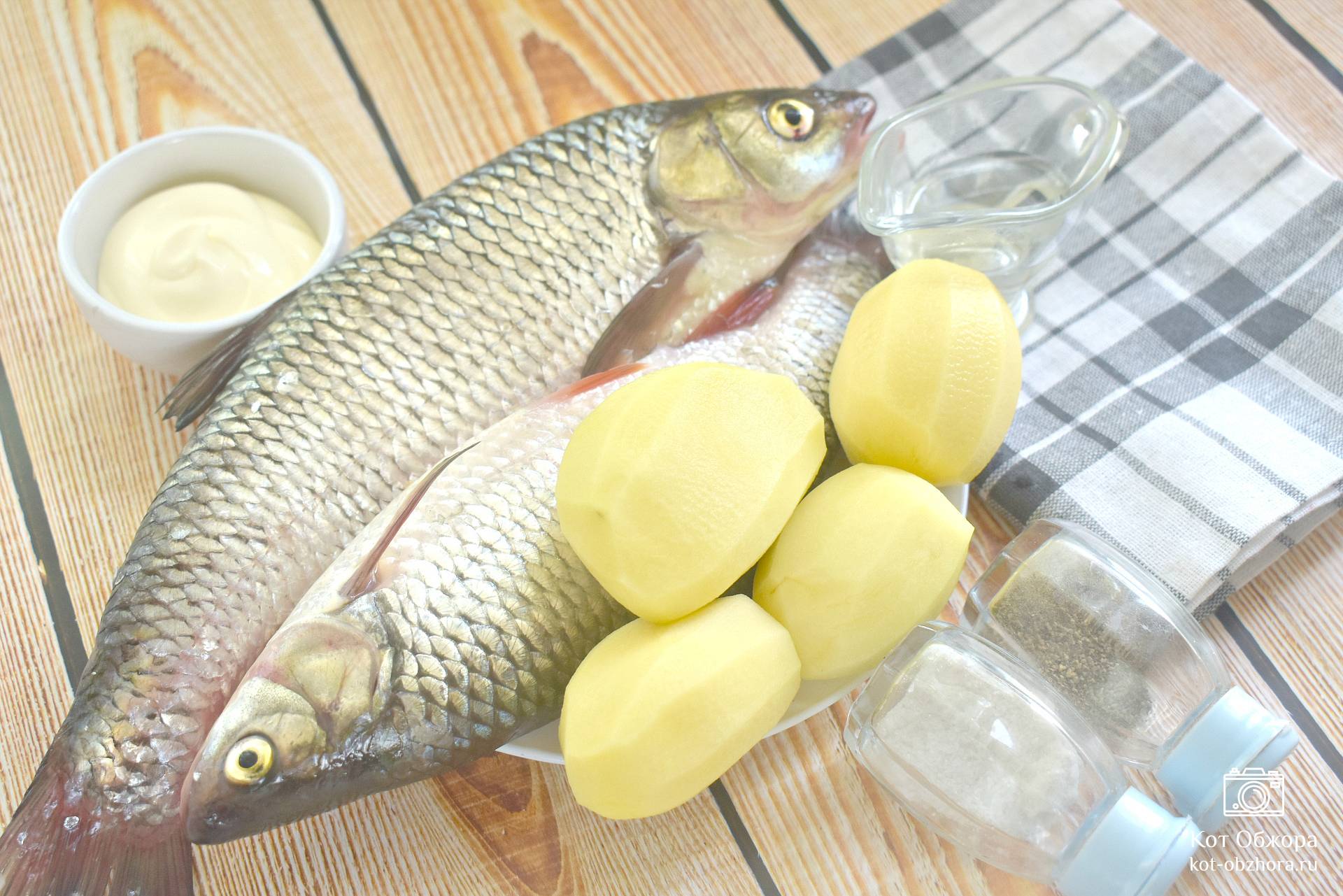 Рецепт рыбы в духовке с картошкой