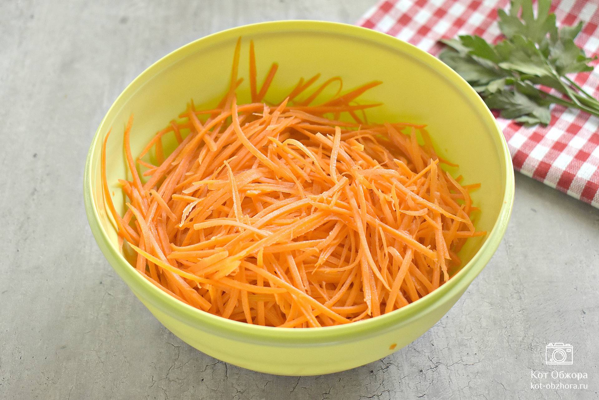 Морковь по-корейски с приправой. Классический рецепт с фото от магазина специй Делюкс
