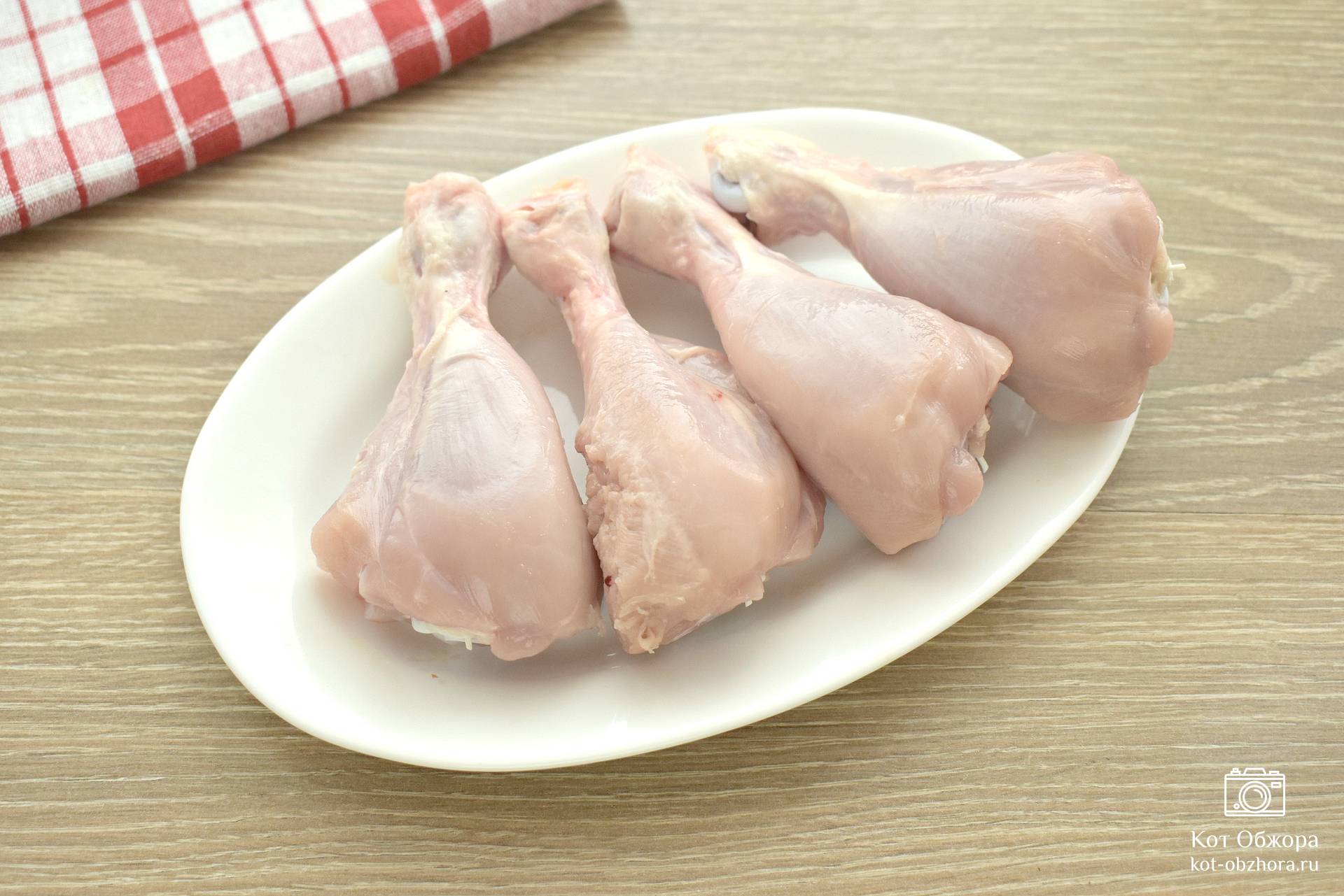 Куриные ножки в мешочке из слоеного теста, рецепт с фото