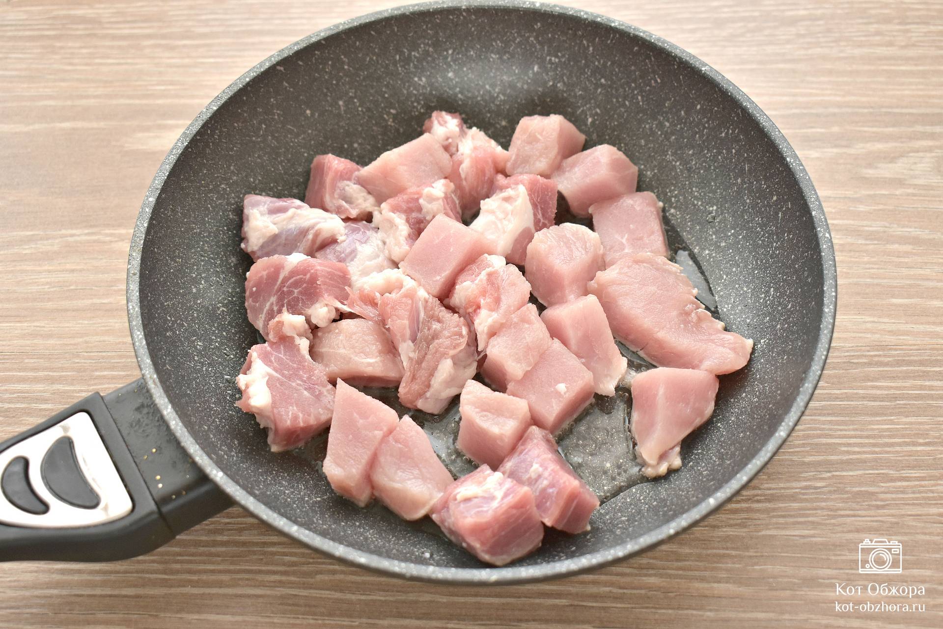 Поджарка из свинины с овощами — рецепт с фото пошагово