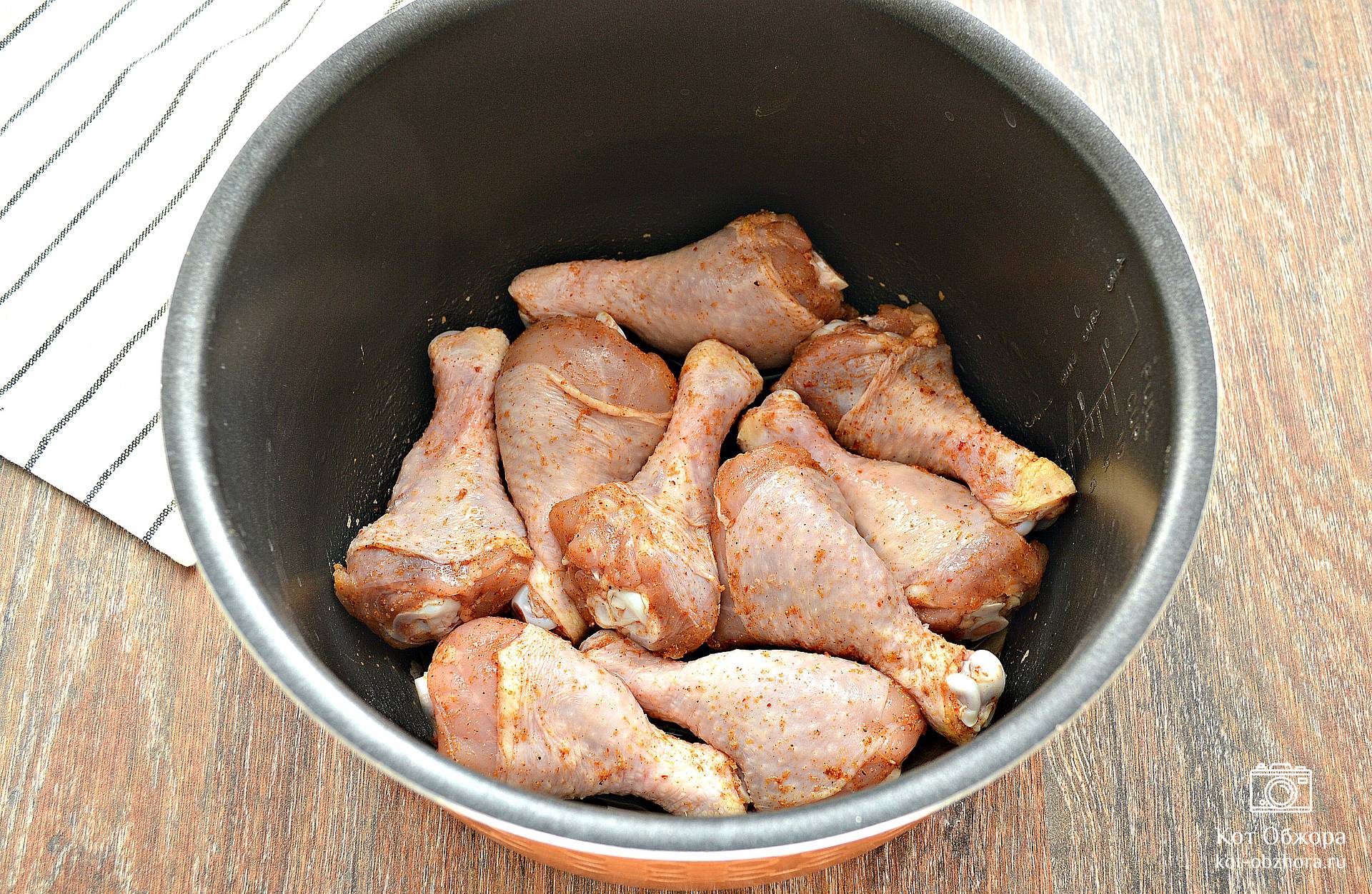 Способ приготовления курицы в сметане в мультиварке
