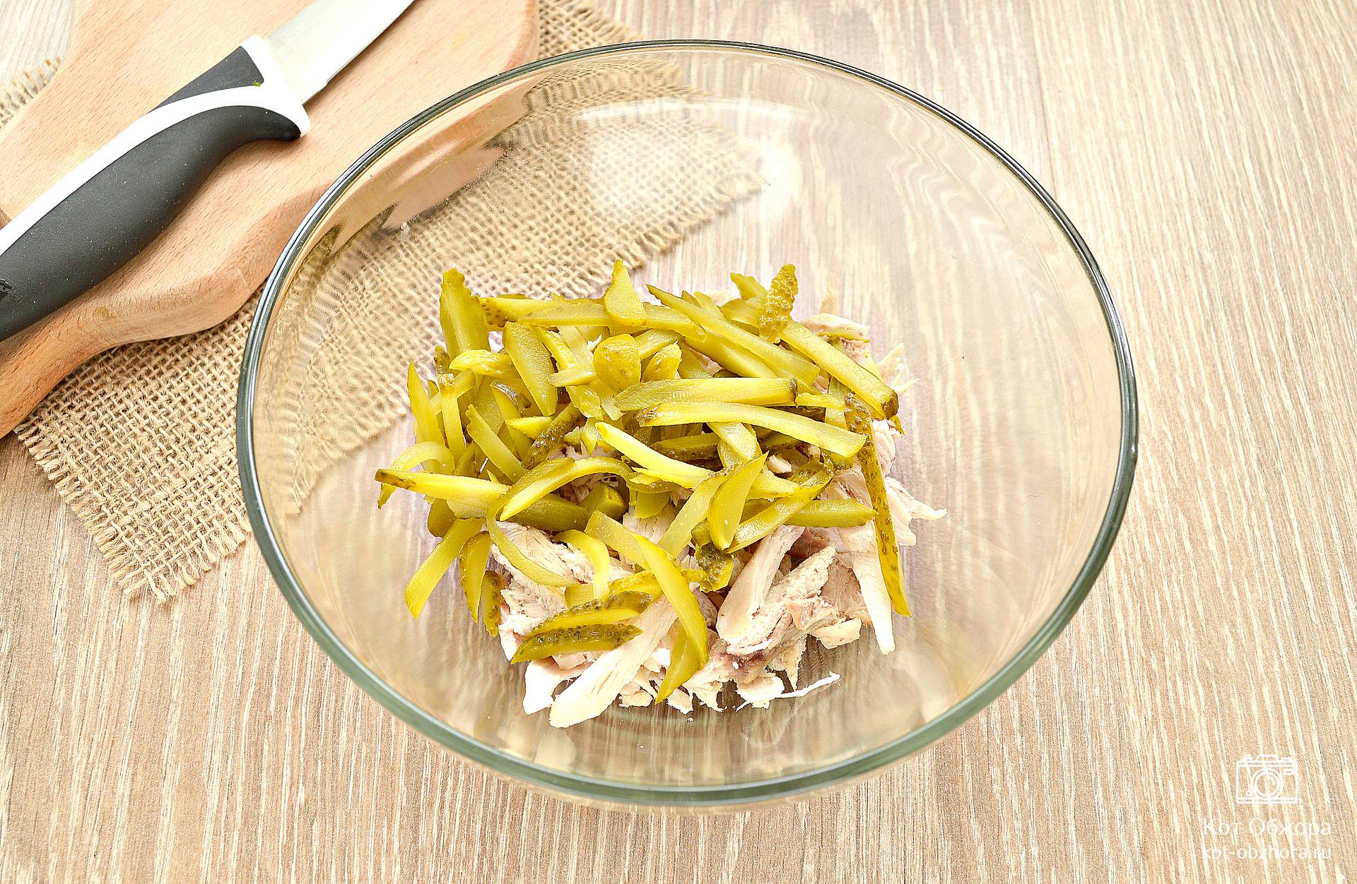 Салат «Лисичка» рецепт 👌 с фото пошаговый | Как готовить салаты