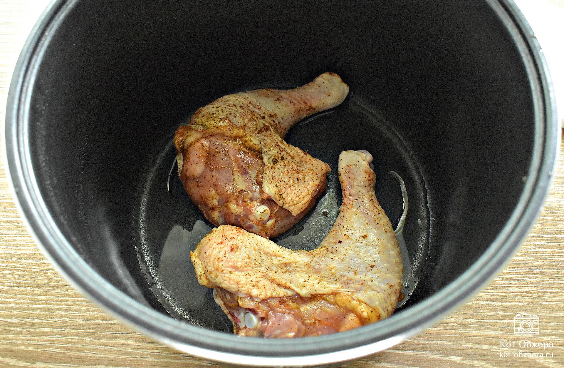Рецепт №2: Жареные куриные голени