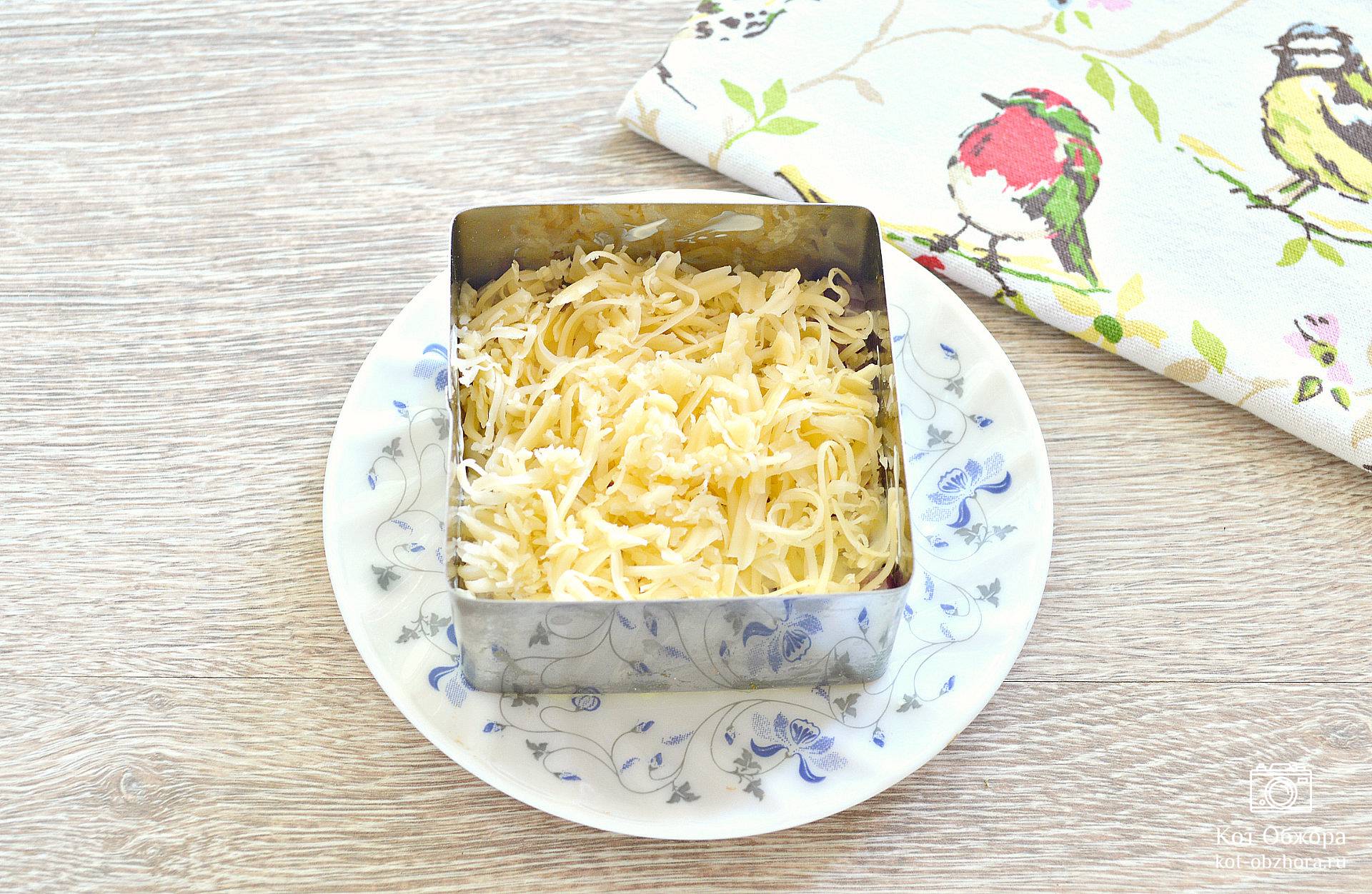 Салат мимоза с сыром — пошаговый рецепт с фото