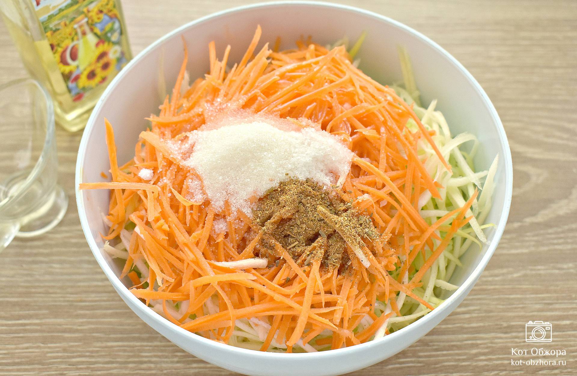 Морковка по-корейски с готовой приправой