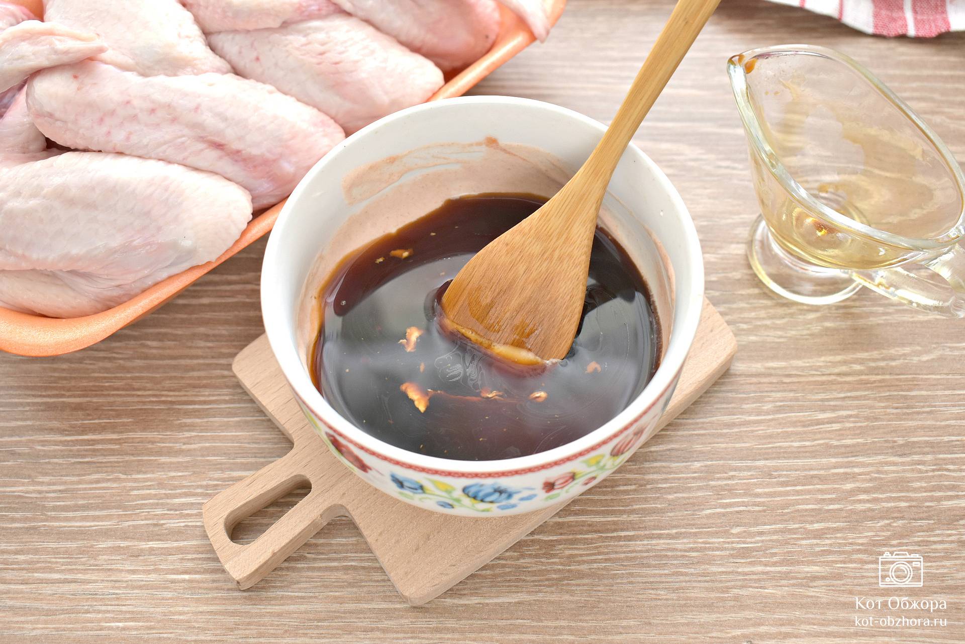 маринад для шашлыка из крылышек курицы в соевом соусе рецепт | Дзен