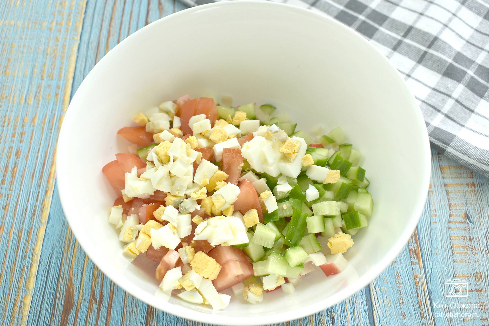 🚩 Салат с крабовыми палочками без кукурузы: 7 рецептов