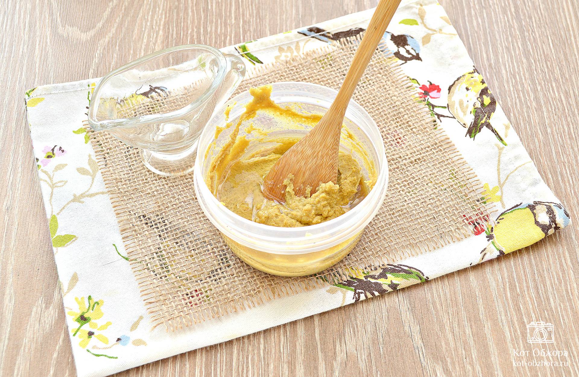 Домашняя горчица на рассоле - рецепт соуса