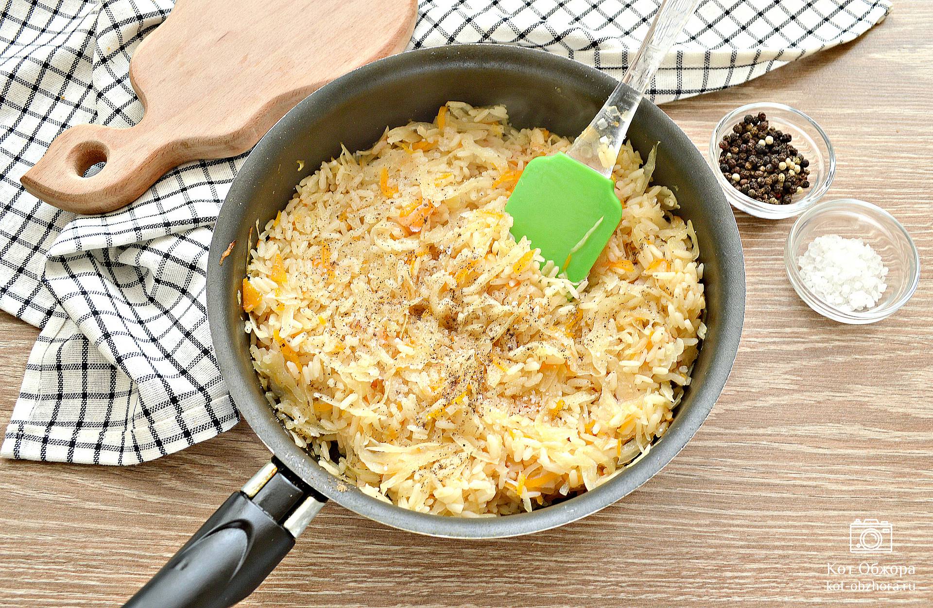 Рис с мясом и капустой в сковороде - пошаговый рецепт с фото на hb-crm.ru