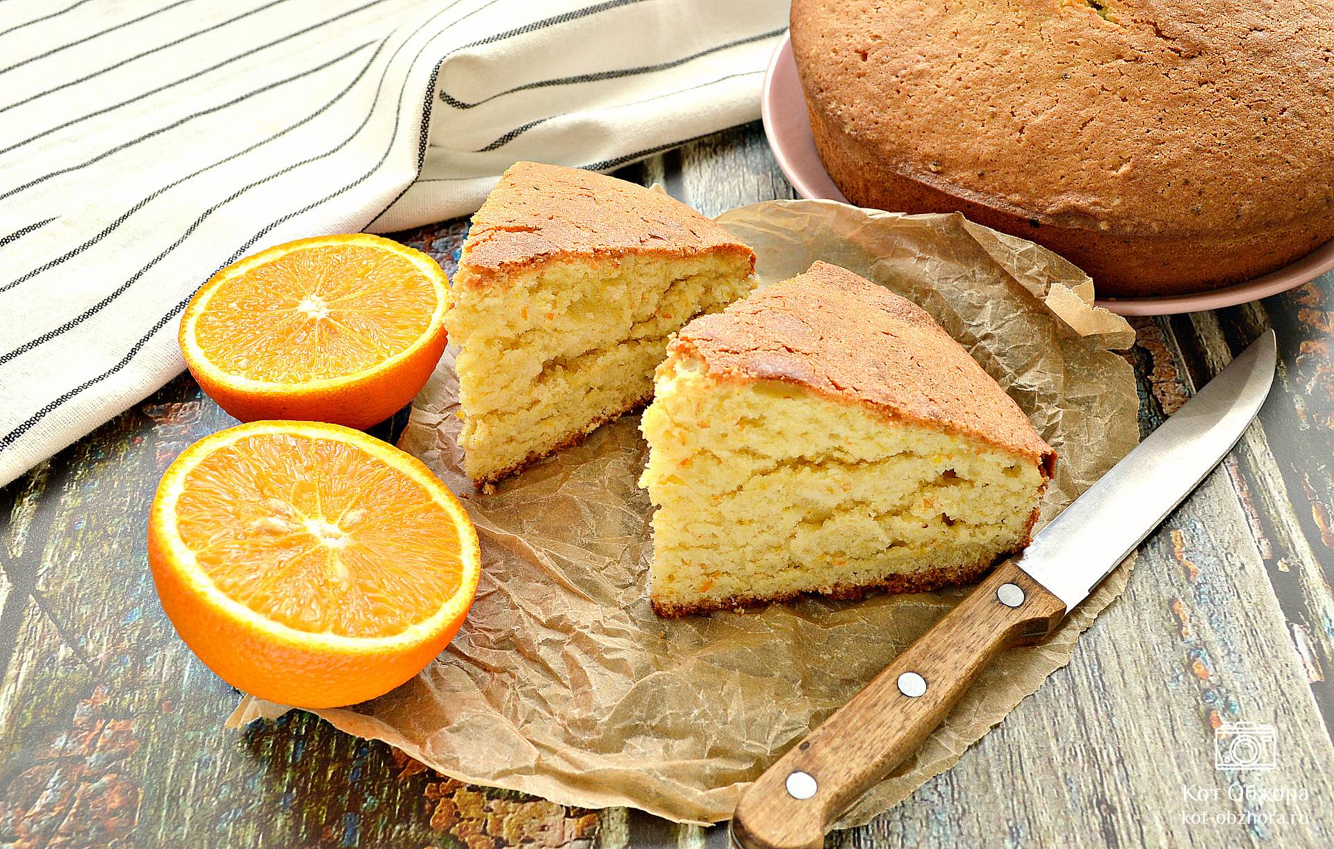 Кекс апельсиновый печем дома в духовке: пошаговый рецепт и калорийность