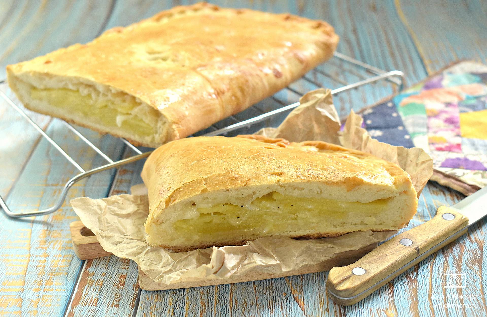 Пирог с сайрой и картошкой — 7 рецептов