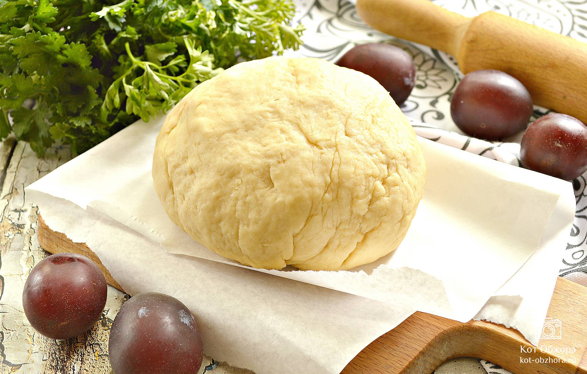 Песочное тесто со сметаной — рецепт с фото и видео