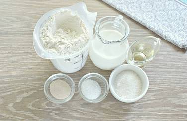 Для рецепта отмеряем нужное количество продуктов