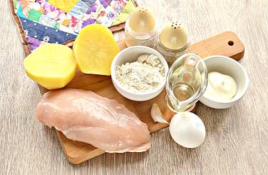 Для рецепта подготавливаем указанные продукты