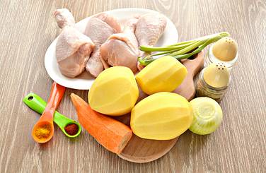 Берём нужные продукты для рецепта