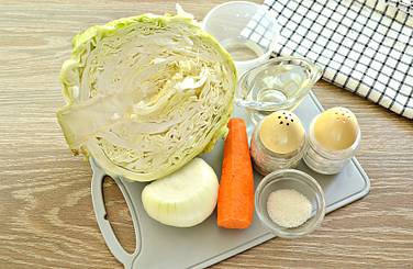 Возьмём для рецепта нужные продукты по предложенному списку