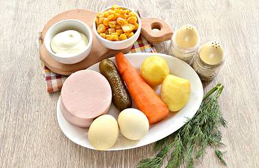 Для рецепта подготавливаем продукты