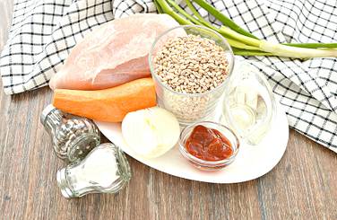 Для рецепта берём продукты по списку
