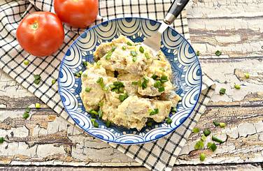 Вкусный минтай в сливках на сковороде готов