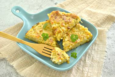 Запеканка из капусты в духовке получилась вкусной и сочной