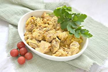 Свинина в майонезе в духовке получилась вкусной и сочной