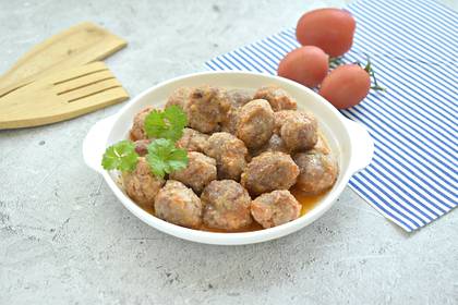 Фрикадельки с манкой в духовке