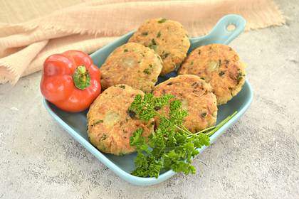 Картофельные котлеты с гречневой мукой