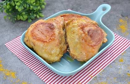 Куриные бёдрышки карри в мультиварке