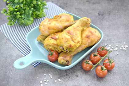 Куриные ножки в сметане в духовке