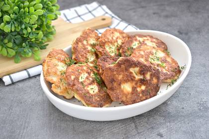 Куриные оладьи на йогурте
