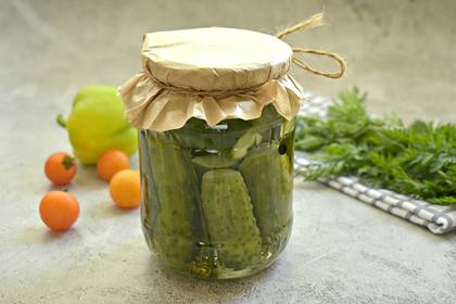 Огурцы с яблочным уксусом на зиму