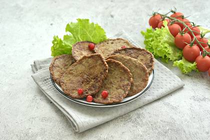 Печёночные оладьи на сливках