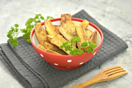 Жареные баклажаны в кукурузном крахмале